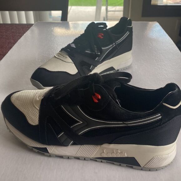 DIADORA The CONCEPT Pack Men’s Black/White Sneakers 10.5 Made In Italy. - Picture 2 of 11
